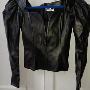 Saint Laurent leather top. Brand new. Size 38FR